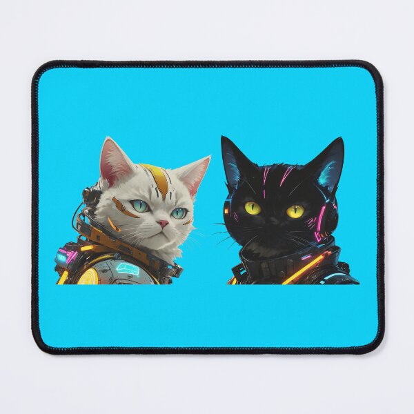 Item preview, Cat cyberpunk designed and sold by EzrasTrinkets.