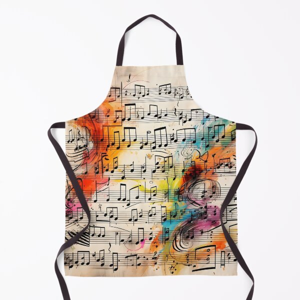 Item preview, abstract doodle of a music sheet with notes designed and sold by dcrc.