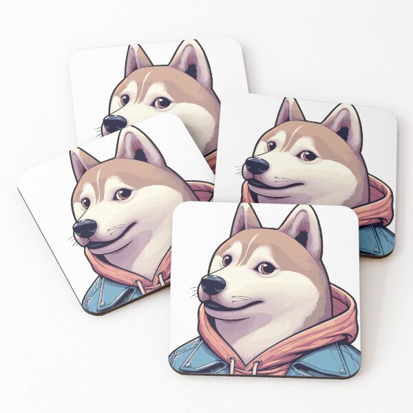Item preview, SiberianHusky Pastel color designed and sold by ArtsmileConcept.