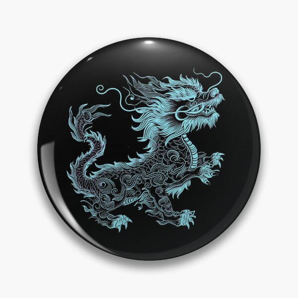 Artikelvorschau, Blauer chinesischer Drache - mythologisches Geschöpf entworfen und verkauft von HausKatz.