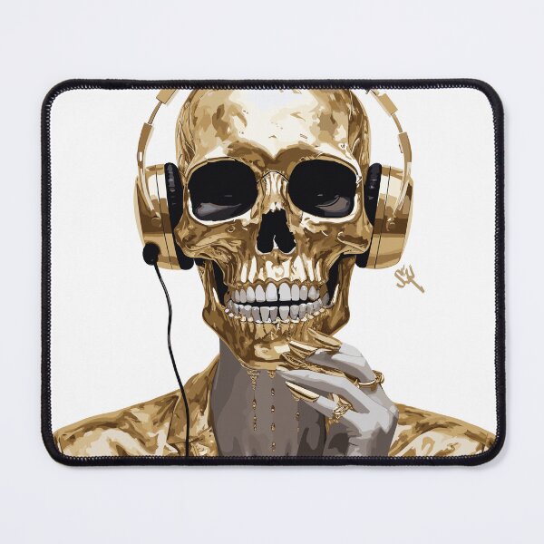 Item preview, Immortal Sound - The Skull Club, skull, skull, headphones designed and sold by HIGUMAX.