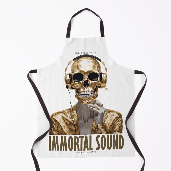 Item preview,  Immortal Sound - The Skull Club, skull, skull, headphones designed and sold by HIGUMAX.