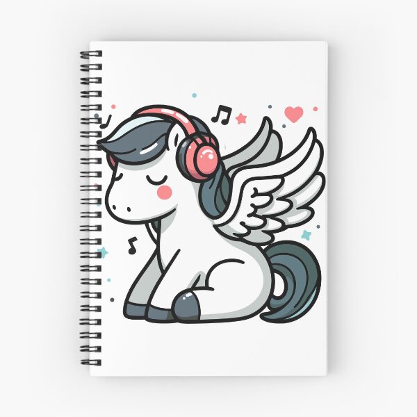 Item preview, Cute Pegasus Listening To Music designed and sold by BluRockDesigns.