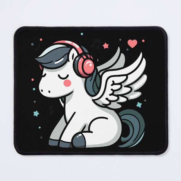 Item preview, Cute Pegasus Listening To Music designed and sold by BluRockDesigns.