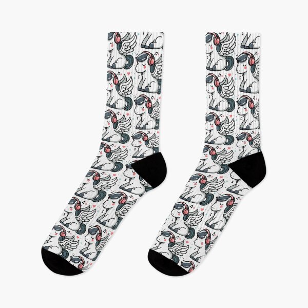 Item preview, Cute Pegasus Listening To Music designed and sold by BluRockDesigns.