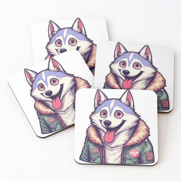 Item preview, SiberianHusky Pastel color designed and sold by ArtsmileConcept.