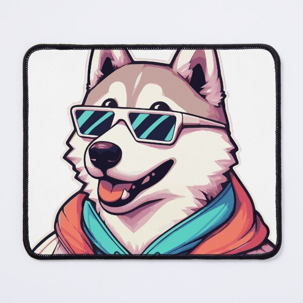 Item preview, SiberianHusky Pastel color designed and sold by ArtsmileConcept.