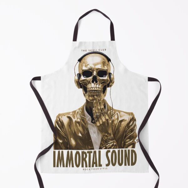 Item preview,  Immortal Sound - The Skull Club, skull, skull, headphones designed and sold by HIGUMAX.
