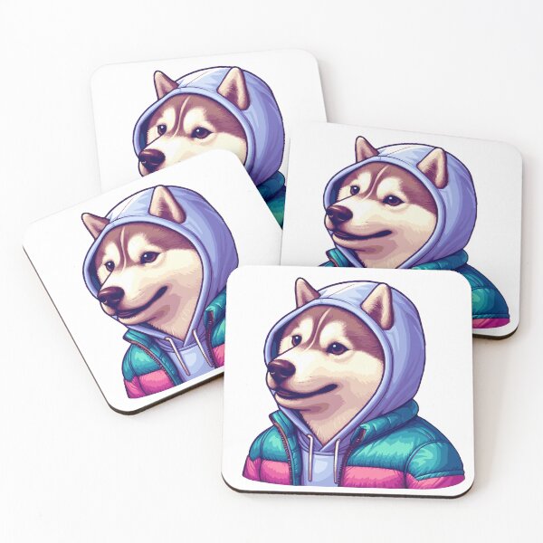 Item preview, SiberianHusky Pastel color designed and sold by ArtsmileConcept.