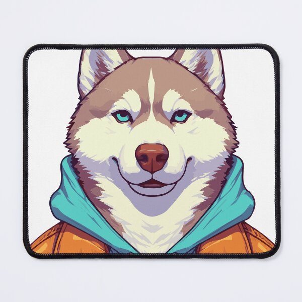 Item preview, SiberianHusky Pastel color designed and sold by ArtsmileConcept.