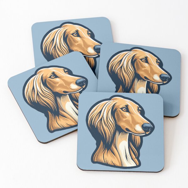 Item preview, Saluki Dog Saluki Art Saluki Gift Sighthound designed and sold by Elarex.