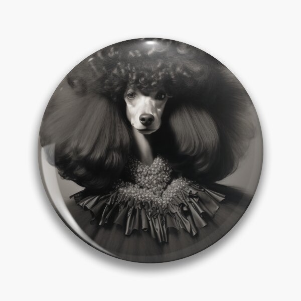 Item preview, Posh Black Poodle designed and sold by Samuelsboro.