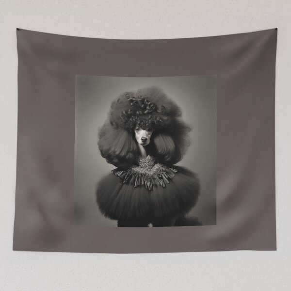 Item preview, Posh Black Poodle designed and sold by Samuelsboro.