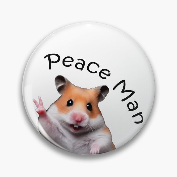 Artikelvorschau, Friedensmann-Hamster-Meme entworfen und verkauft von Tamer ⭐⭐⭐⭐⭐.