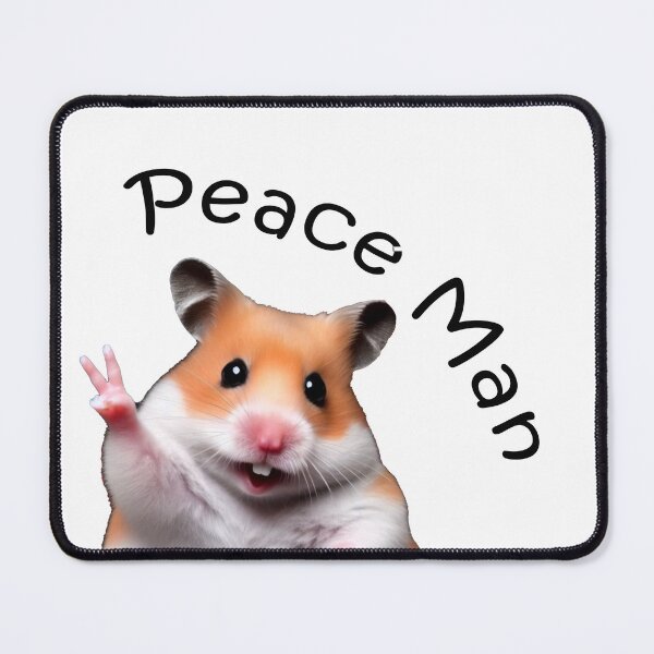 Artikelvorschau, Friedensmann-Hamster-Meme entworfen und verkauft von Tamer ⭐⭐⭐⭐⭐.