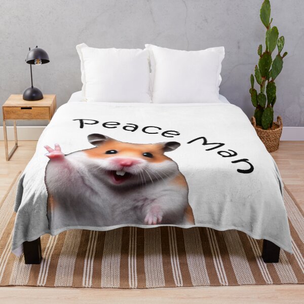 Item preview, Peace Man Hamster Meme designed and sold by Tamer ⭐⭐⭐⭐⭐.