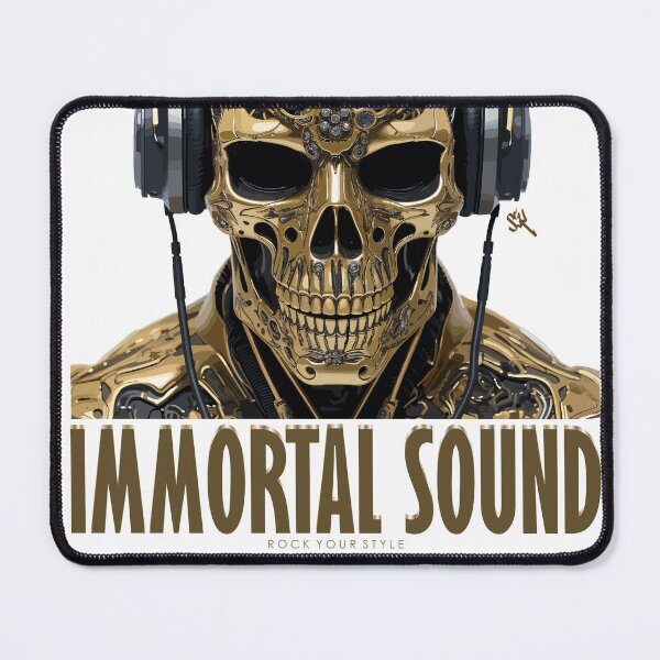 Item preview, Immortal Sound - The Skull Club, skull, skull, headphones designed and sold by HIGUMAX.