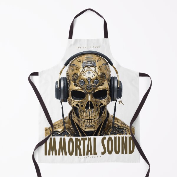 Item preview,   Immortal Sound - The Skull Club, skull, skull, headphones designed and sold by HIGUMAX.