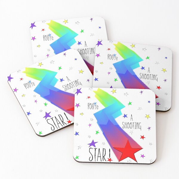 Item preview, You're a Shooting Star! Colorful Shooting star art with words of affirmation designed and sold by MichCortez9.