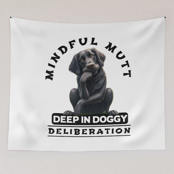 Item preview, Mindful Mutt: Deep in Doggy Deliberation designed and sold by Hungry-Murphy.