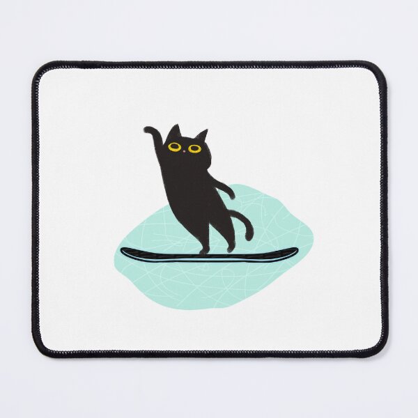 Item preview, Cat skiing funny designed and sold by Ouzgane.