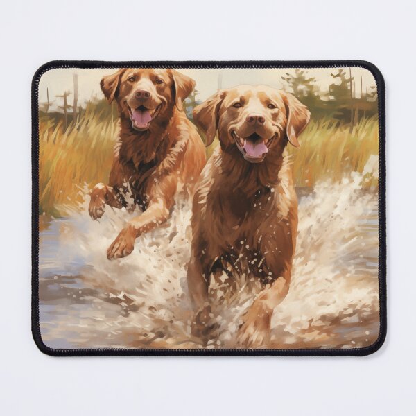 Item preview, Chesapeake Bay Retrievers in a Saltwater Marsh (Design 3) designed and sold by Samuelsboro.