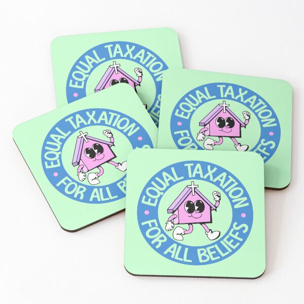 Item preview, Equal Taxation For All Beliefs - Atheist / Atheism designed and sold by Picket Club.