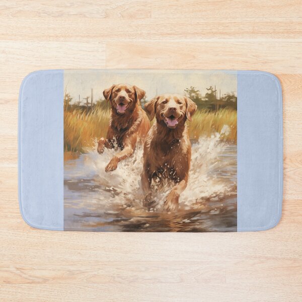 Item preview, Chesapeake Bay Retrievers in a Saltwater Marsh (Design 3) designed and sold by Samuelsboro.
