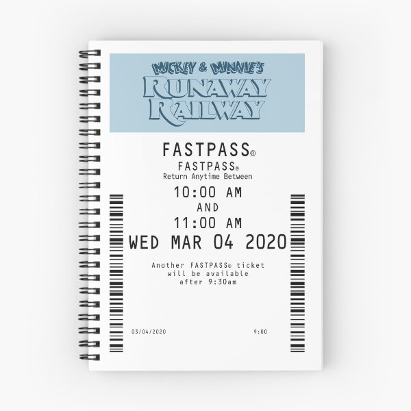 Item preview, Mickey & Minnie's Runaway Railway Fastpass designed and sold by GabbyKno.