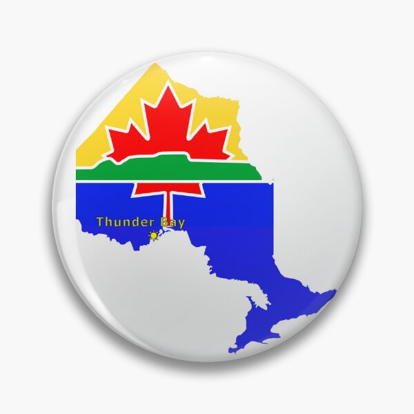 Item preview, Thunder Bay flag on Ontario designed and sold by EzrasTrinkets.