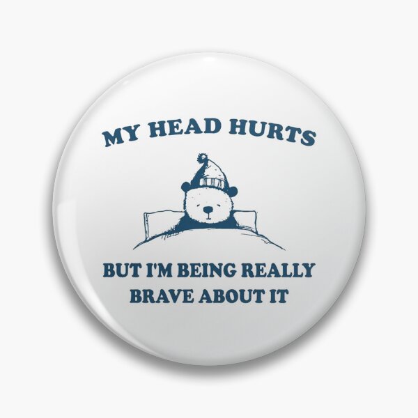 Item preview, My Head Hurts Panda Funny designed and sold by supartojeno.