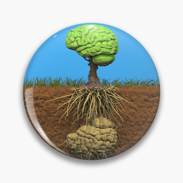 Item preview, Brain Tree With Exposed Roots & Tuber designed and sold by Russell Kightley.