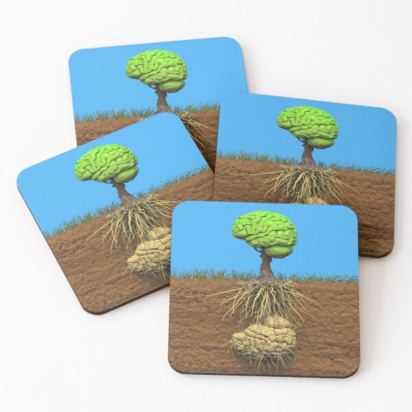 Item preview, Brain Tree With Exposed Roots & Tuber designed and sold by Russell Kightley.