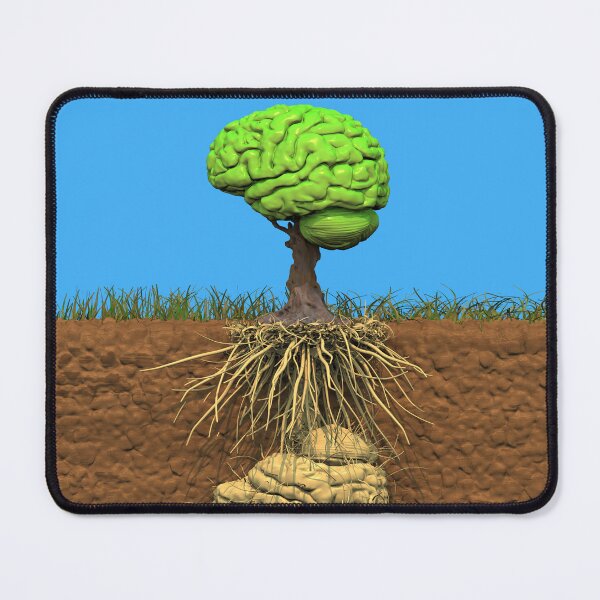 Item preview, Brain Tree With Exposed Roots & Tuber designed and sold by Russell Kightley.