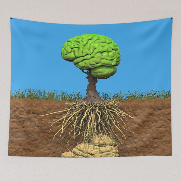Item preview, Brain Tree With Exposed Roots & Tuber designed and sold by Russell Kightley.