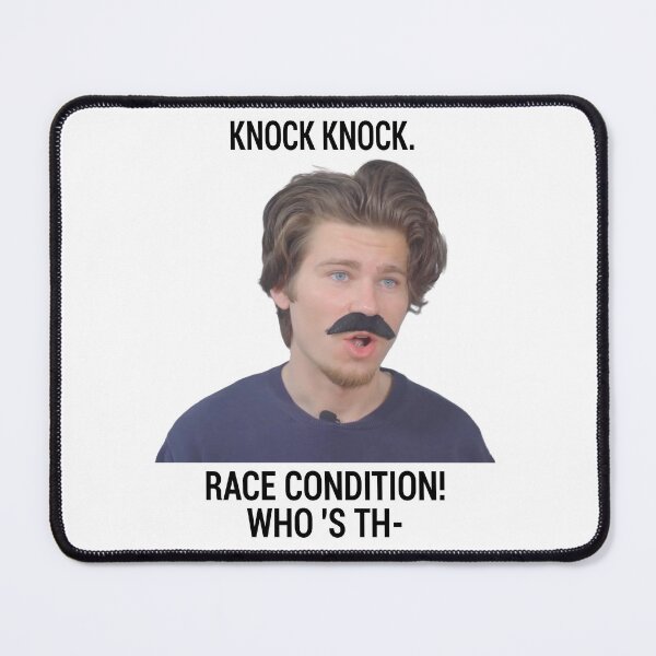 Item preview, C++ - Knock Knock, race condition designed and sold by posix.