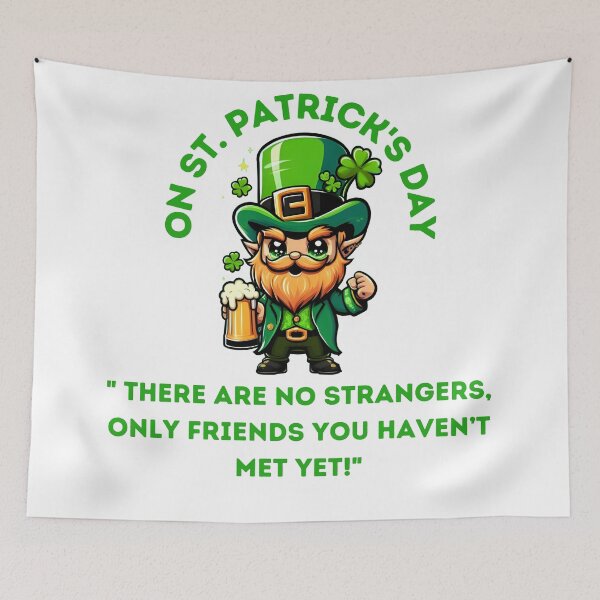 Item preview, St. Patrick’s Day Celebration: Friendly Leprechaun Art designed and sold by Designowner.