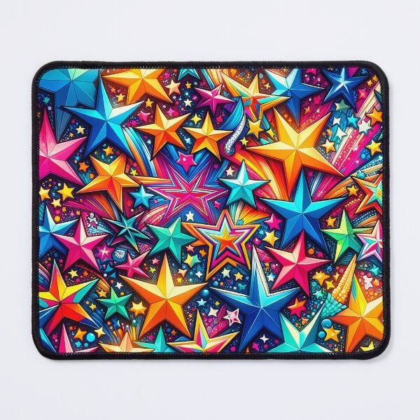 Item preview, Stellar Fiesta: A Kaleidoscope of Cosmic Stars designed and sold by TeeTown Treasure.