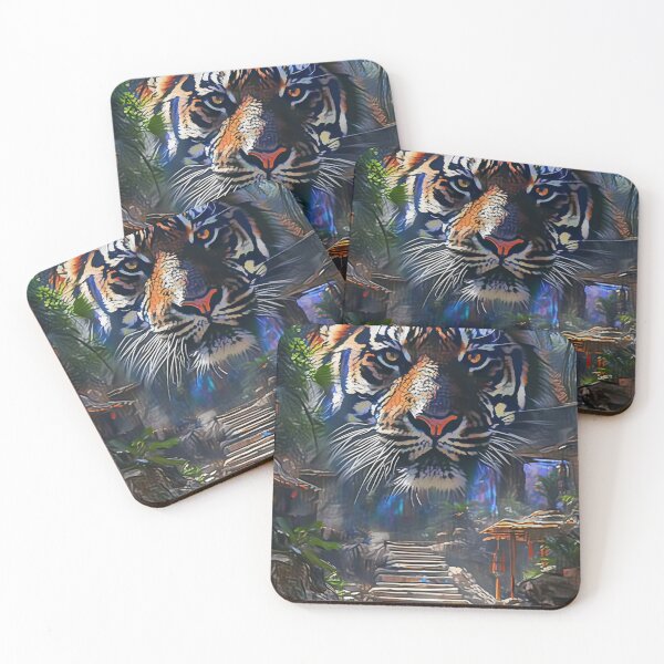 Item preview, Stunning Realistic Artwork-Beautiful Hidden Jungle Tiger-C134 designed and sold by MPCFICTION.