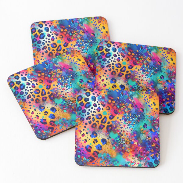 Item preview, Psychedelic Safari: Vibrant Leopard Fusion designed and sold by TeeTown Treasure.