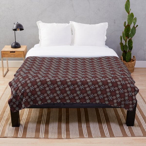 Aperçu de l'œuvre Flocons de neige marron créée et vendue par IncoherentFab.