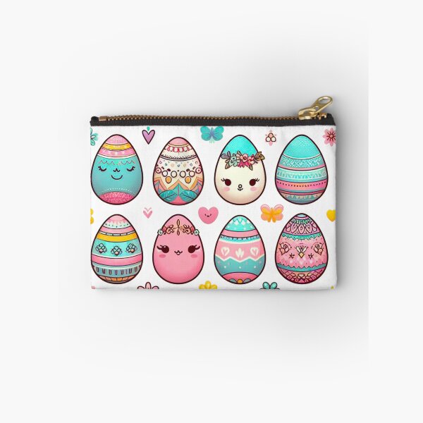 Item preview, Happy Easter Colored Eggs In Different Styles Like Pastel, Kawaii And Mandala designed and sold by Tamer ⭐⭐⭐⭐⭐.