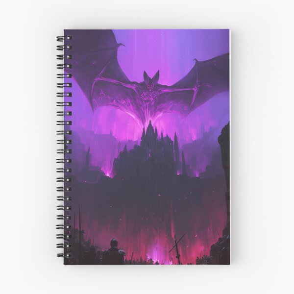 Item preview, Royal Aegis: Witness the Grandeur Purple Bat Safeguarding Gothic Citadel designed and sold by Rage-Ai.