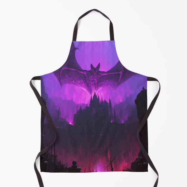 Item preview, Royal Aegis: Witness the Grandeur Purple Bat Safeguarding Gothic Citadel designed and sold by Rage-Ai.