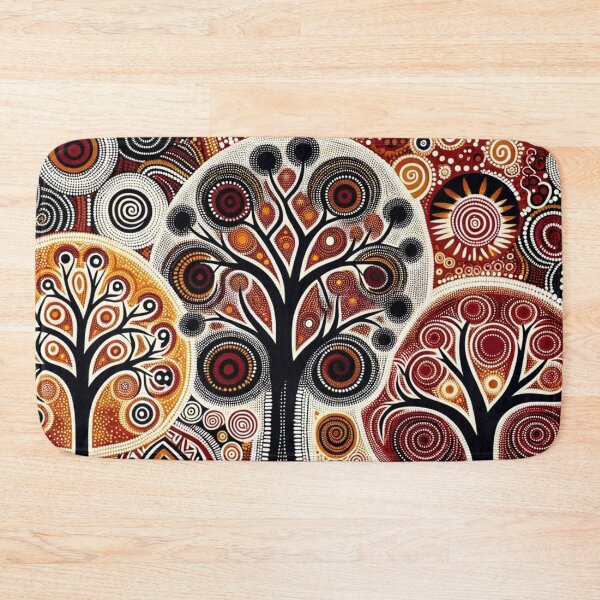 Item preview, Australian-Inspired Dot Art (Trees) designed and sold by PinUpPizzazz.