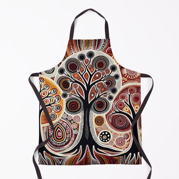 Item preview, Australian-Inspired Dot Art (Trees) designed and sold by PinUpPizzazz.