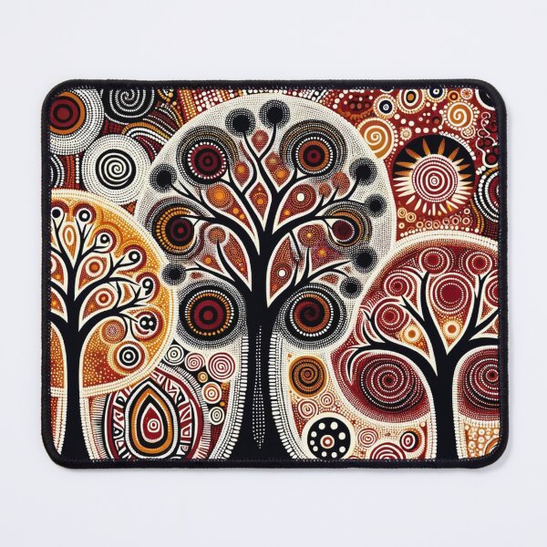 Item preview, Australian-Inspired Dot Art (Trees) designed and sold by PinUpPizzazz.