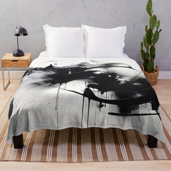 Item preview, Ink Dance: The Elegance of Abstract Monochrome designed and sold by pooshda.