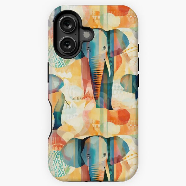 Item preview, Elephant Whispers: Abstract Thai Vibes #style02 designed and sold by skyeofficial.