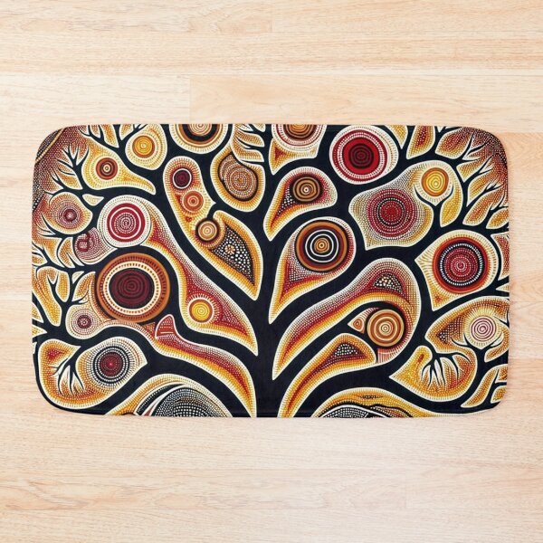 Item preview, Austrailian-Inspired Dot Art (Tree) designed and sold by PinUpPizzazz.